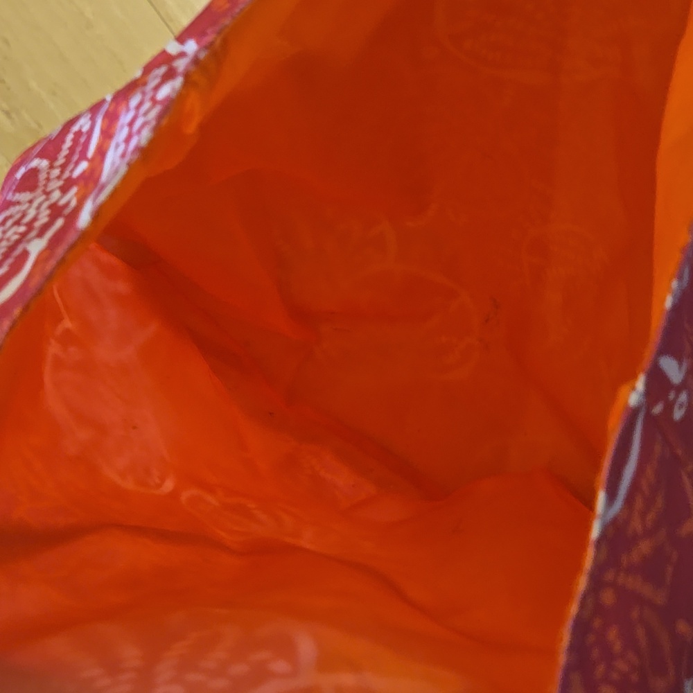 Lilly Pulitzer for Estee Lauder Pink/Orange Sand Dollar Print Tote Bag - Picture 6 of 7